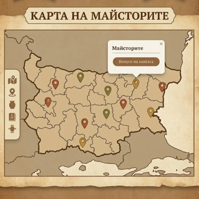 Карта на маисторите
